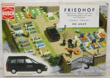 Load image into Gallery viewer, Busch 6049 Cemetery HO scale C-10 SEALED 1/87 Friedhof German model train Detail
