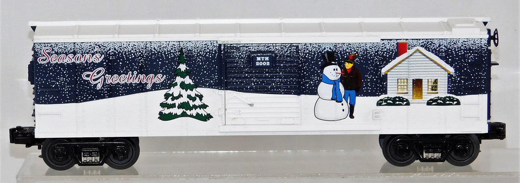 MTH 20-80003e Winter Express Dealer Appreciation Car DAP Snow Christmas Boxcar