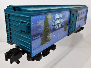 American Flyer 6-48368 2007 Christmas Boxcar Holiday S gauge Lines Santa Rudolph