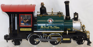 Aristocraft 2-4-2 Steam 127 Gen Song G Scale REA GN Great Northern RUNS Has Needs