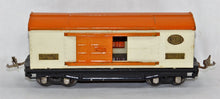 Load image into Gallery viewer, Prewar Lionel Trains 814 Box Car Cream/Orange Automobile Furniture O RESTORED
