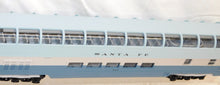 Load image into Gallery viewer, MTH 20-6792 Santa Fe Blue Goose 70&#39; Streamlined FULL VISTA DOME Add-On #511 HTF!
