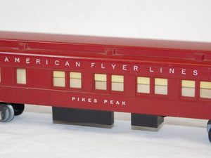 American Flyer 652 Pikes Peak Passenger car Heavyweight Tuscan Pullman 12wheel 1953