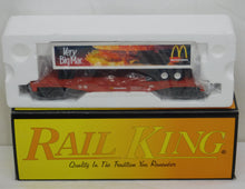 Load image into Gallery viewer, MTH 30-7696 McDonald's Flat Car w/ trailer Big Mac advertising Rail King food O
