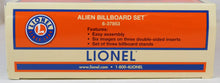 Load image into Gallery viewer, Lionel 6-37853 Alien Billboard Set w/ Halloween Billboard Area 51 Roswell 6 images double sided
