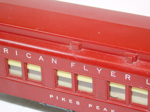 American Flyer 652 Pikes Peak Passenger car Heavyweight Tuscan Pullman 12wheel 1953