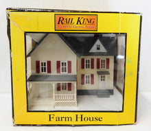 Load image into Gallery viewer, MTH 30-90333 #6 Farm House white w/red shutters some discoloration Boxed O gauge
