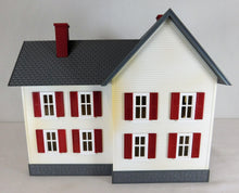 Load image into Gallery viewer, MTH 30-90333 #6 Farm House white w/red shutters some discoloration Boxed O gauge
