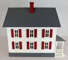 Load image into Gallery viewer, MTH 30-90333 #6 Farm House white w/red shutters some discoloration Boxed O gauge
