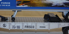 Load image into Gallery viewer, Lionel 6-52513 St Louis LRRC U.S. Air Force TOFC Flatcar w/ Trailer C-9 FRISCO O

