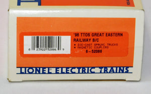 Lionel 6-52086 TTOS Pacific Great Eastern 6464 series Box Car #6464-1972 1996