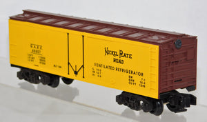 American Flyer 6-48807 Nickel Plate Railroad Refrigerator Car Reefer GARX S scal