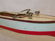 Load image into Gallery viewer, ITO Speed Boat 1940s-50s Japan wooden battery Operated +TMY motor 13&quot; VINTAGE
