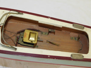 ITO Speed Boat 1940s-50s Japan wooden battery Operated +TMY motor 13" VINTAGE