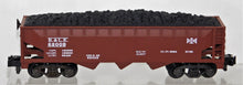 Load image into Gallery viewer, American Flyer 6-48614 Bessemer &amp; Lake Erie B&amp;LE 3-Bay Hopper w/ coal load 62009
