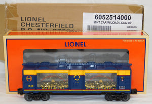 Lionel 6-52514 Santa Fe Blue Mint Car 2009 LCCA convention On-site car mining O