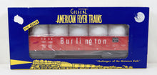 Load image into Gallery viewer, American Flyer 6-48525 Burlington red Gondola w/Cannisters diecast trucks Sgauge
