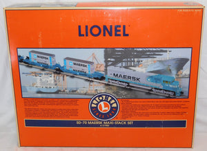 Lionel 6-21950 MAERSK SD-70 Diesel & MAXI STACK containers Set C-7 Boxed Scarce