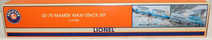 Lionel 6-21950 MAERSK SD-70 Diesel & MAXI STACK containers Set C-7 Boxed Scarce