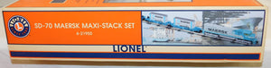 Lionel 6-21950 MAERSK SD-70 Diesel & MAXI STACK containers Set C-7 Boxed Scarce