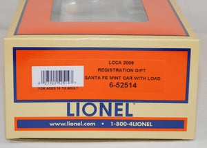 Lionel 6-52514 Santa Fe Blue Mint Car 2009 LCCA convention On-site car mining O