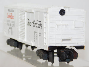 Nice White American Flyer 24039 D&RGW Rio Grande Insulated Cookie Box Boxcar 1959 S