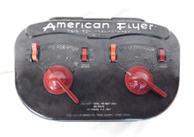 Load image into Gallery viewer, American Flyer 22090 350 watt transformer Run 2 trains SERVICED Dual control 1959 #2 Cleaner face
