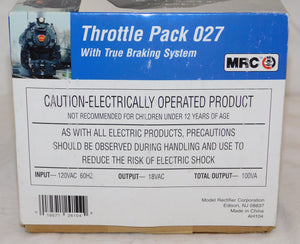 MRC AH104 Throttle Pack 027 + sound control bell whistle dir brake 100 WATTS O/S