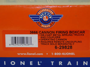 Lionel 6-29828 US Air Force Minuteman boxcar w/ cannon 3666 Postwar Celebration