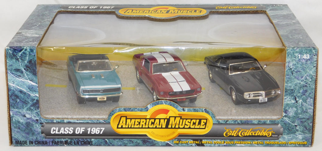 Ertl #32002 Class of 1967 Chevrolet Muscle Cars 1:43 scale O Gauge DIecast C-9