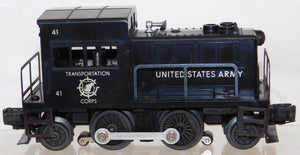 Lionel Trains 41 U.S. Army Switcher Transportation Corps 1955 O Gauge gas turbine