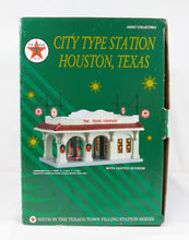 Load image into Gallery viewer, Ertl TEXACO City Type Gas Station Houston Texas Christmas Ceramic village 2001 #6
