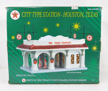 Load image into Gallery viewer, Ertl TEXACO City Type Gas Station Houston Texas Christmas Ceramic village 2001 #6
