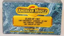 Load image into Gallery viewer, Ertl #32002 Class of 1967 Chevrolet Muscle Cars 1:43 scale O Gauge DIecast C-9
