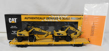 Load image into Gallery viewer, MTH 20-98682 Caterpillar Premier 60' Flat Car w/(2) CAT M316D wheel excavator loaders
