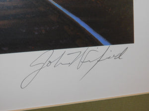 Texas State Railroad #500 Railroad art Framed John Winfield 105/750 signed #ed