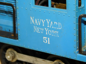 Lionel Trains 51 Navy Yard New York Vulcan Switcher 1956-57 Blue O Gauge 2-4-2