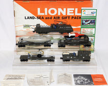 Load image into Gallery viewer, Lionel #1805 Land and Sea Gift Pack USMC Military Train Set Postwar Boxed Missile Launcher USMC action cars
