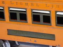 Load image into Gallery viewer, Prewar Lionel 710 710 712 ORANGE Passenger Cars Lionel Lines New York Central
