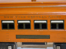 Load image into Gallery viewer, Prewar Lionel 710 710 712 ORANGE Passenger Cars Lionel Lines New York Central
