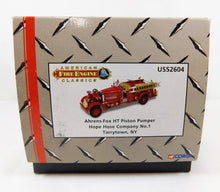 Load image into Gallery viewer, Corgi US 52604 Ahrens Fox HT Piston Pumper HHCo #1 Fire Engine 1:50 Tarrytown NY
