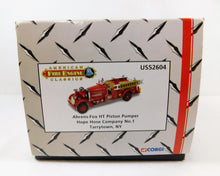 Load image into Gallery viewer, Corgi US 52604 Ahrens Fox HT Piston Pumper HHCo #1 Fire Engine 1:50 Tarrytown NY
