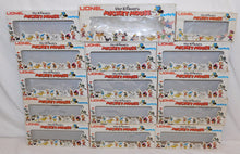 Load image into Gallery viewer, Lionel Disney Mickey Mouse Express Freight Set 15 pcs Engine +14 cars Runs CLEAN
