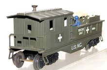 Load image into Gallery viewer, Lionel #1805 Land and Sea Gift Pack USMC Military Train Set Postwar Boxed Missile Launcher USMC action cars
