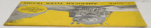 American Flyer 1938 Prewar  Train Catalog O HO gauge Tru Model Gilbert Zephyr UP