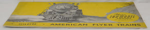 American Flyer 1938 Prewar  Train Catalog O HO gauge Tru Model Gilbert Zephyr UP