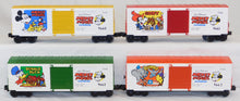 Load image into Gallery viewer, Lionel Disney Mickey Mouse Express Freight Set 15 pcs Engine +14 cars Runs CLEAN
