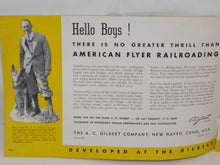 Load image into Gallery viewer, American Flyer 1938 Prewar  Train Catalog O HO gauge Tru Model Gilbert Zephyr UP
