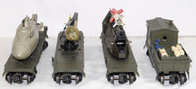 Load image into Gallery viewer, Lionel #1805 Land and Sea Gift Pack USMC Military Train Set Postwar Boxed Missile Launcher USMC action cars
