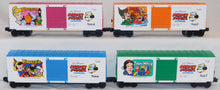 Load image into Gallery viewer, Lionel Disney Mickey Mouse Express Freight Set 15 pcs Engine +14 cars Runs CLEAN
